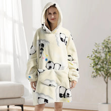 Load image into Gallery viewer, Flannel Hoodie Blanket