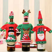 Load image into Gallery viewer, Santa Claus Wine Bottle Decoration For Christmas