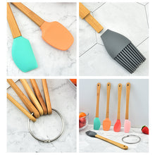 Load image into Gallery viewer, Silicone Spatula With Wooden