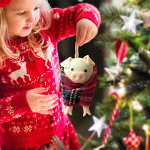 Load image into Gallery viewer, Pig in Blanket Ornament
