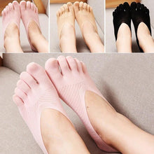Load image into Gallery viewer, Women's Toe Socks Low Cut Five Finger Socks
