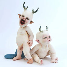 Load image into Gallery viewer, Scary Ghost Doll Resin Statue Ornament
