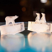 Load image into Gallery viewer, Polar Bear and Penguin Shape Ice Cube Molds