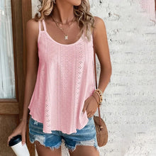 Load image into Gallery viewer, Solid Eyelet Embroidery Cami Top