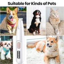 Load image into Gallery viewer, Waterproof LED Pet Hair Trimmer