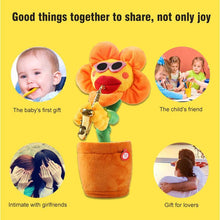 Load image into Gallery viewer, Sunflower singer with saxophone, funny toy