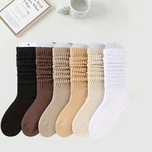 Load image into Gallery viewer, Women's Solid Crew Socks (6 pairs)