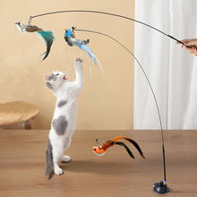 Load image into Gallery viewer, Simulated Bird Cat Toy Stick