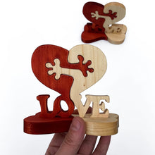 Load image into Gallery viewer, Wooden Love Hearts