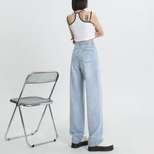 Load image into Gallery viewer, Lyocell høye jeans med vidde ben