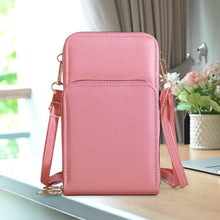 Load image into Gallery viewer, Three-layer Zipper Multifunctional Mobile Phone Bag