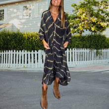 Load image into Gallery viewer, Stripe Long Sleeves Dress