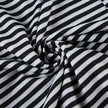 Load image into Gallery viewer, Striped Knit Color-Block Low-Rise Casual Pants
