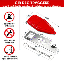 Load image into Gallery viewer, Dørstopper Tyverisikring