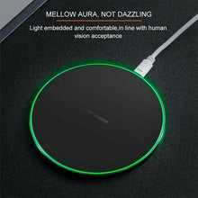 Load image into Gallery viewer, Thin circular aluminum alloy wireless charger