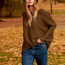 Load image into Gallery viewer, Women's Irregular Oversized Dolman Sleeve Knitted Pullover