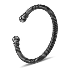 Load image into Gallery viewer, Stainless Steel Twisted Cable Wire Bracelet