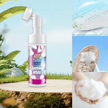 Load image into Gallery viewer, No-Wipe Foam White Shoe Cleaner