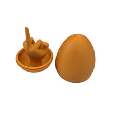 Load image into Gallery viewer, Funny 3D Printed Middle Finger Egg