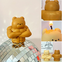 Load image into Gallery viewer, Muscle Bear Candle