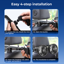 Load image into Gallery viewer, Dual Head Mini Usb Car Fan
