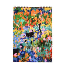 Load image into Gallery viewer, 2025 Cat Art Wall Calendar with Thematic Illustrations