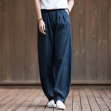 Load image into Gallery viewer, Casual Cotton Hemp Trousers