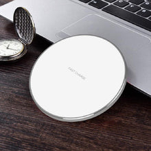 Load image into Gallery viewer, Thin circular aluminum alloy wireless charger