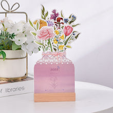 Load image into Gallery viewer, 2025 blomstrende skrivebordskalender