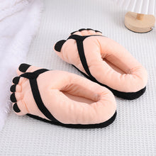 Load image into Gallery viewer, Funny Foot Plush Novelty Slippers