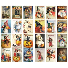 Load image into Gallery viewer, Vintage Halloween Postcard ( 24 pcs )