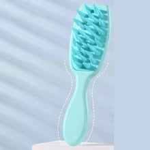 Load image into Gallery viewer, Silicone Scalp Massage Comb With Long Handle