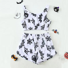Load image into Gallery viewer, Halloween Vest Pajamas Set