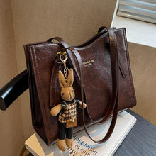 Load image into Gallery viewer, Women's Minimalist Zipper Tote Bag