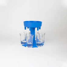 Load image into Gallery viewer, 6 Shot Glass Dispenser and Holder