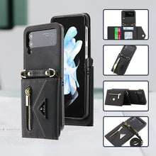 Load image into Gallery viewer, Crossbody Wallet Case of Women for Samsung Galaxy Z Flip3 5G/ Flip4