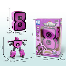 Load image into Gallery viewer, Toy Deformation Number Transform Robot