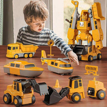 Load image into Gallery viewer, Magnetic Transform Engineering Car Assembled Toys