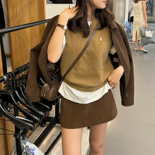 Load image into Gallery viewer, A-line Corduroy Casual Skirt