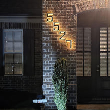 Load image into Gallery viewer, Solar-Powered Outdoor House Number Light