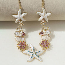 Load image into Gallery viewer, Shell Starfish Pearl Necklace