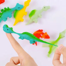 Load image into Gallery viewer, Slingshot Dinosaur Finger Toys (10pcs)