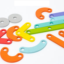 Load image into Gallery viewer, Montessori Pegboard Puzzle