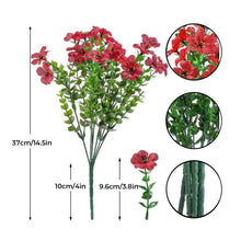 Load image into Gallery viewer, Kunstblomst (12 stk/sett), UV-bestandige fargerike blomsterdekorasjoner