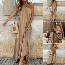 Load image into Gallery viewer, Women's Casual Summer Backless Slip Dress