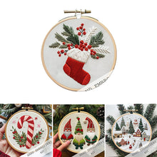 Load image into Gallery viewer, Christmas Embroidery KIT