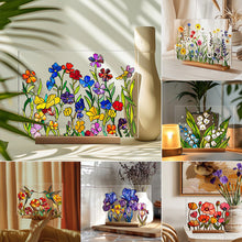 Load image into Gallery viewer, Painted Colorful Flower Pattern Decor