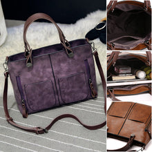 Load image into Gallery viewer, Ladies Vintage Leather Shoulder Bag