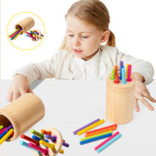 Load image into Gallery viewer, Wooden Montessori Stick Toy