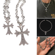 Load image into Gallery viewer, Gothic Cross Pendant Necklace